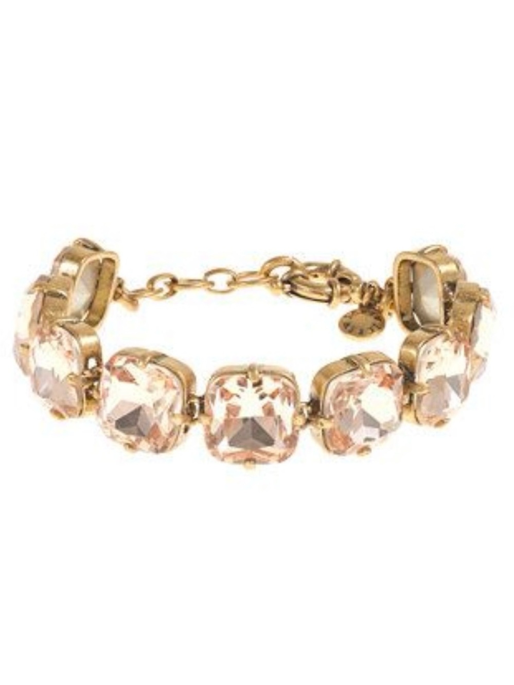 J.Crew Faceted Cone Bracelet, Sheer Pink - NWT